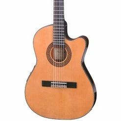 Deals ???? Ibanez Ibanez GA Series GA5TCE Thinline Classical Acoustic-Electric Guitar Natural ⌛