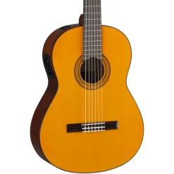 Budget ???? Yamaha Yamaha CGX102 Acoustic-Electric Classical Guitar Natural ????