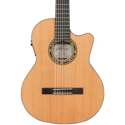 Cheapest ???? Kremona Kremona Fiesta CW-7 Classical Electric Guitar Gloss Natural ????