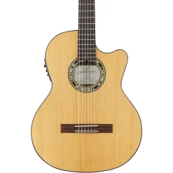 Best deal ???? Kremona Kremona Verea Cutaway Acoustic-Electric Nylon Guitar ✨