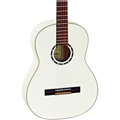 Budget ???? Ortega Ortega R121SNWH Family Series Full-Size Classical Guitar White ????