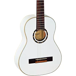 Buy ???? Ortega Ortega R121 Family Series 1/2 Size Classical Guitar White ❤️