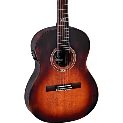 Deals ❤️ Ortega Ortega DSSUITE-E Distressed Nylon Acoustic-Electric Guitar Tobacco Brown Sunburst ????