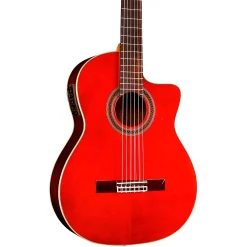 Deals ???? Cordoba Cordoba GK Studio Negra Flamenco Acoustic-Electric Guitar Wine Red ❤️
