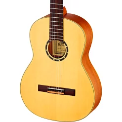 Budget ???? Ortega Ortega Family Series R121L Left-Handed Classical Guitar Satin Natural ????
