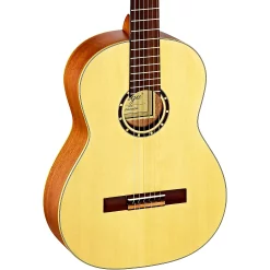 New ???? Ortega Ortega Family Series R121SN Full Size Slim Neck Classical Guitar Satin Natural ⭐