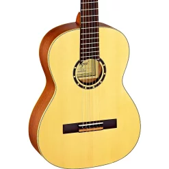 Cheapest ???? Ortega Ortega Family Series R121-7/8 7/8 Size Classical Guitar Satin Natural 0.75 ✨