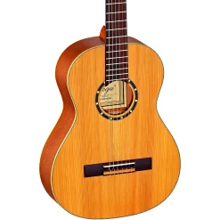 Cheapest ❤️ Ortega Ortega Family Series R122-3/4 3/4 Size Classical Guitar Satin Natural 0.75 ????