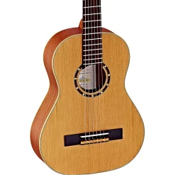 Coupon ???? Ortega Ortega Family Series R122-1/2 1/2 Size Classical Guitar Satin Natural 0.5 ⭐