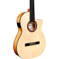 Coupon ???? Cordoba Cordoba C5-CET Thinbody Spalted Maple Nylon-String Acoustic-Electric Guitar Gloss Natural ????