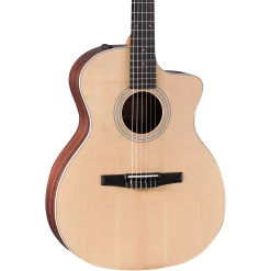 Cheap ???? Taylor Taylor 214ce-N Grand Auditorium Nylon-String Acoustic-Electric Guitar Natural ✨