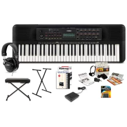 Deals ❤️ Yamaha Yamaha PSR-E273 61-Key Portable Keyboard Deluxe Package ????