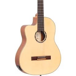 Coupon ✔️ Ortega Ortega Family Series RCE125SN-L Thinline Acoustic/Electric Classical Guitar Natural Matte ????