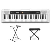 Deals ✔️ Casio Casio Casiotone CT-S200 Keyboard With Stand And Bench White ✔️