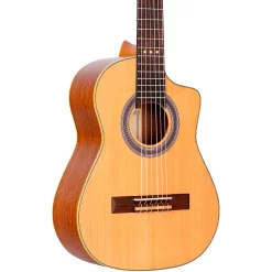 Best Pirce ✨ Ortega Ortega RQC25 Requinto Guitar Natural ⌛