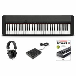 Hot Sale ???? Casio Casio Casiotone CT-S1 Keyboard Essentials Kit Black ✔️