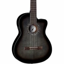 Cheapest ❤️ Dean Dean Espana Classical Acoustic-Electric Guitar Black Burst ⭐