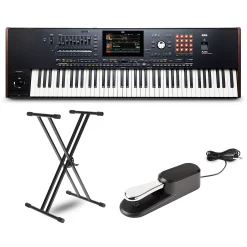 New ???? Korg Korg Pa5X 76 Key Arranger With Stand And Pedal ????